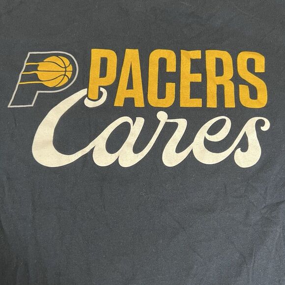 Indiana Pacers Cares NBA Basketball Short Sleeve T-Shirt Medium - Picture 4 of 6